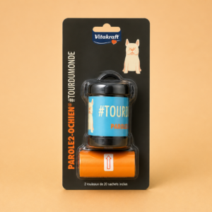 Distributeur sacs à crottes Vitakraft pour chien