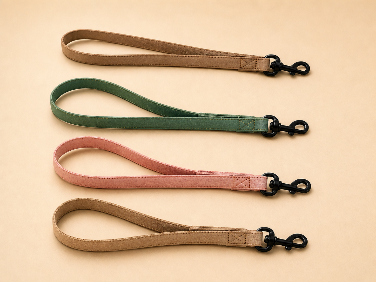 Laisse Doggy en simili cuir pour chien
