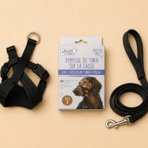 Licol anti-traction réglable pour chien