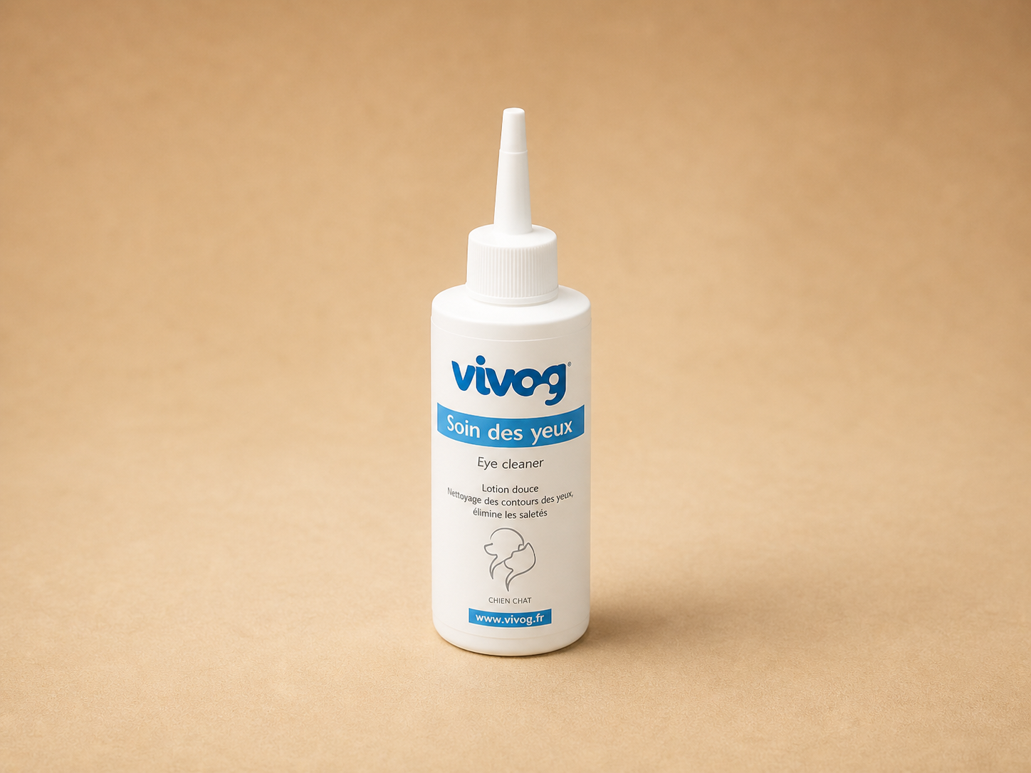 Lotion nettoyante pour les yeux Vivog pour chien et chat