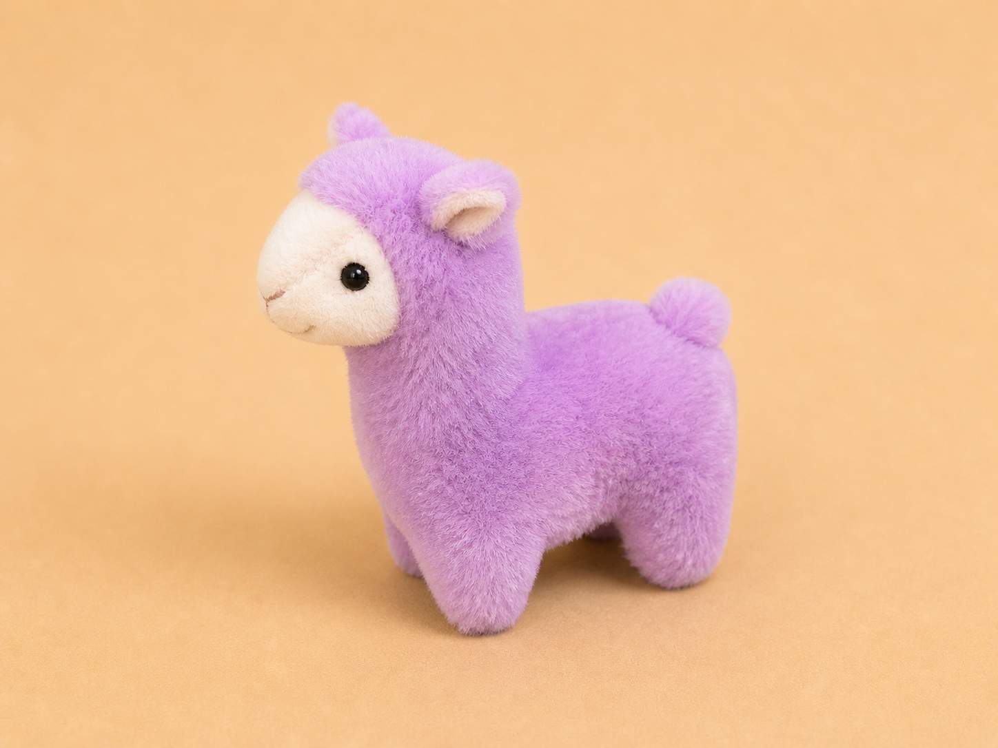 Peluche lama violette pour chien