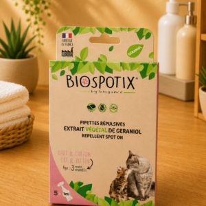 Pipettes Répulsives au Géraniol pour chats