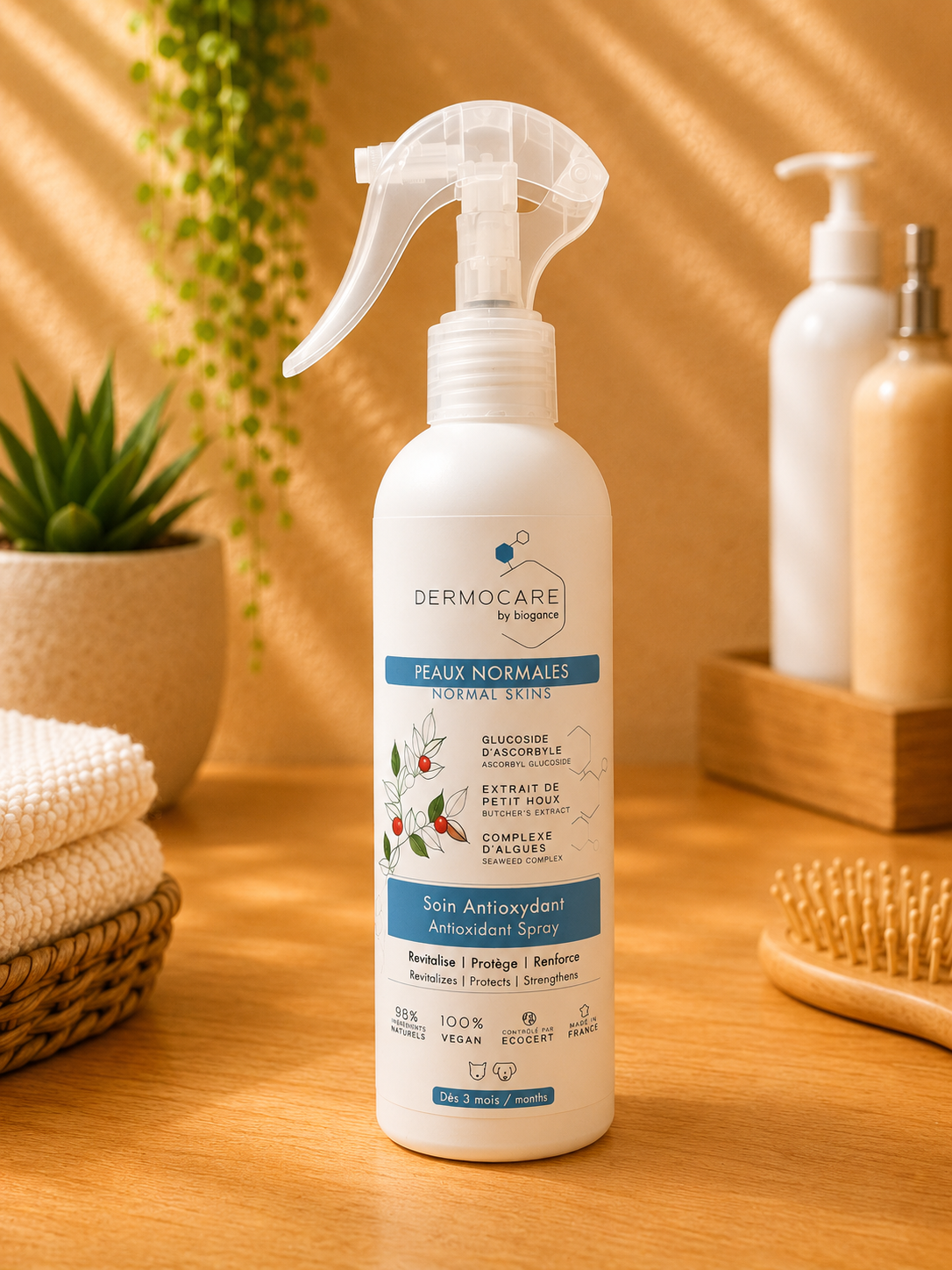 Spray antioxydant Dermocare pour peaux normales 250 ml