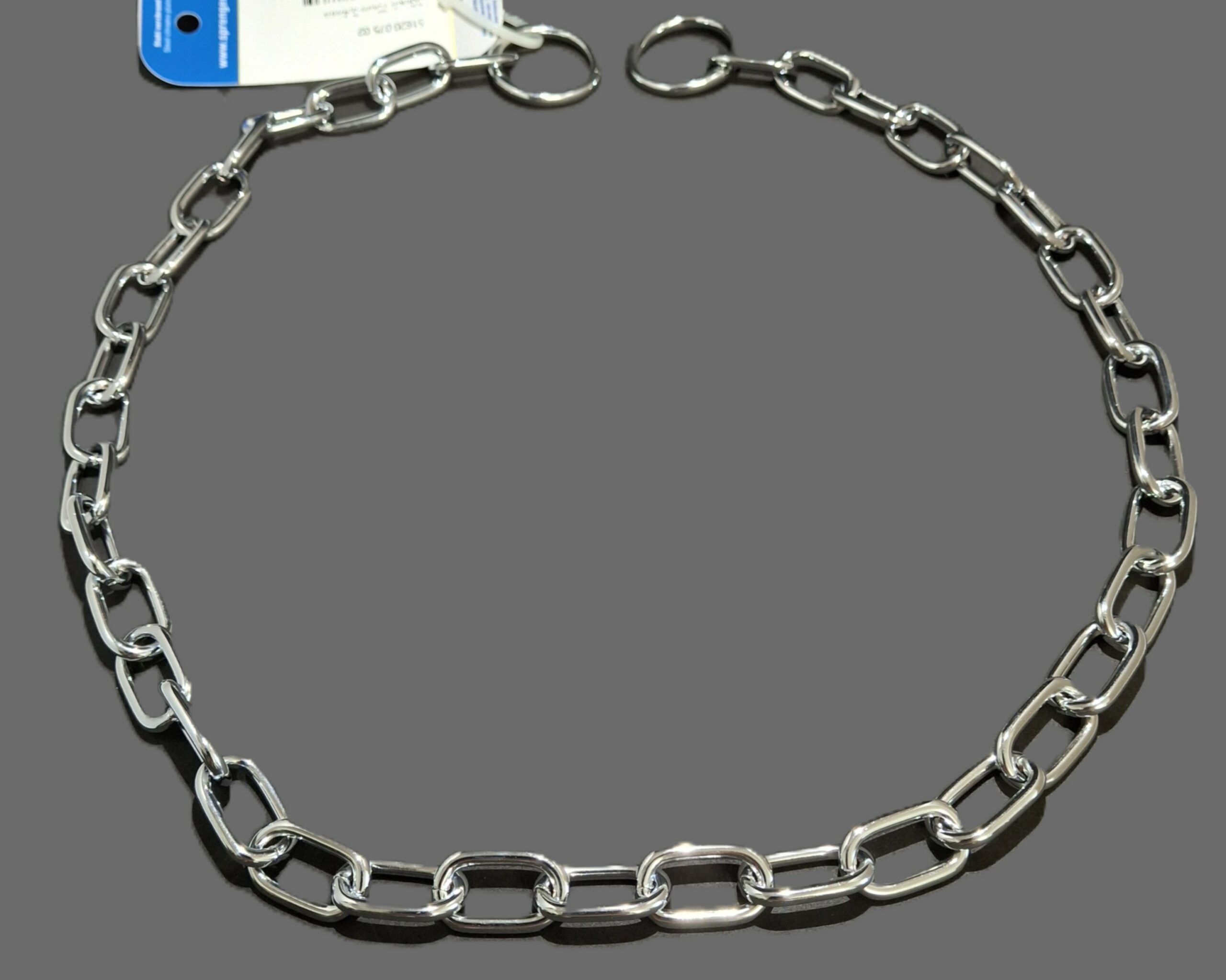 Collier chaîne HS Sprenger chromé 75 cm – 3,4 mm