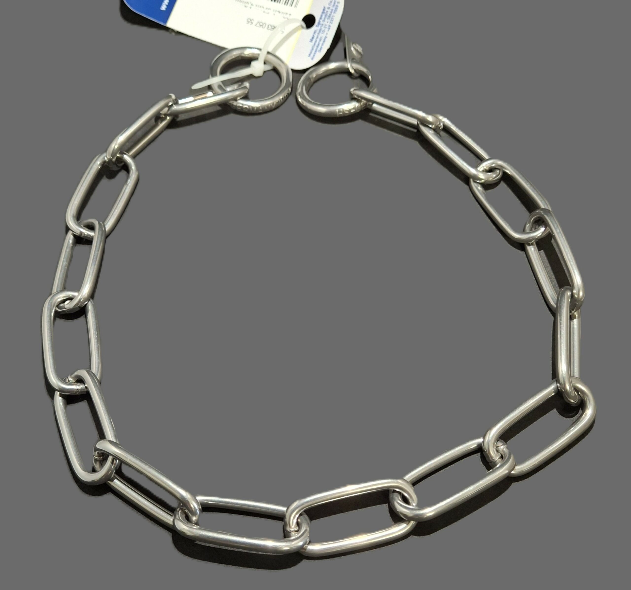 Collier chaîne HS Sprenger inox 57 cm - 4 mm