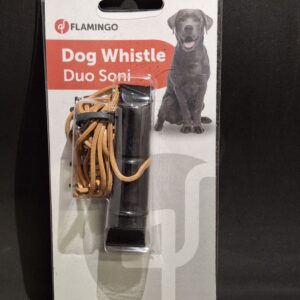 Sifflet pour chien Flamingo Soni double tonalité – 8,5 cm